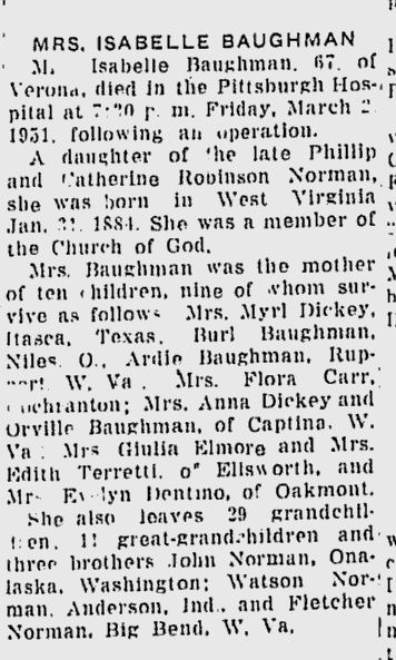 M. Isabelle Baughman